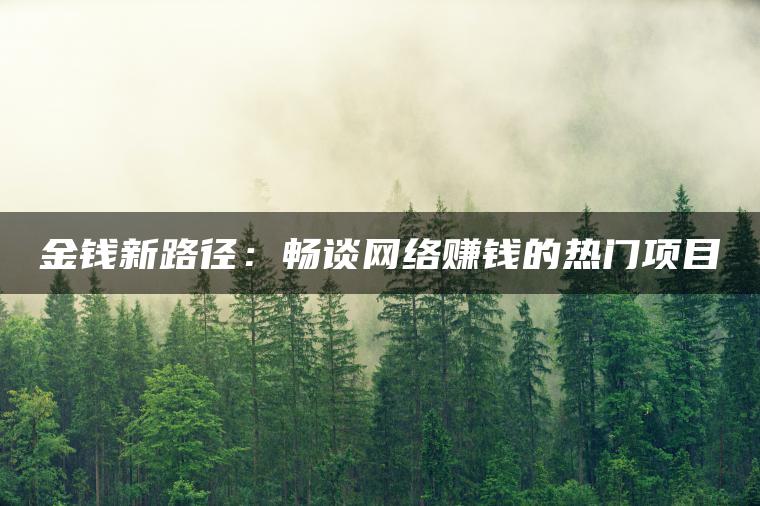 互联网时代,6大热门网络赚钱项目分析拆解—暮沉资源站