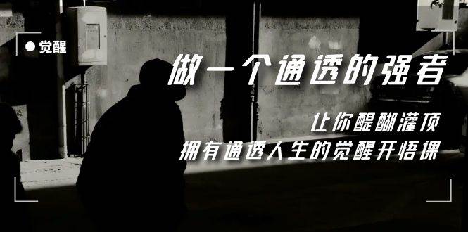 通透人生秘诀、觉醒课程：从弱者心态到强者思维，做情绪的主人，揭秘成功人士不会告诉你的真相