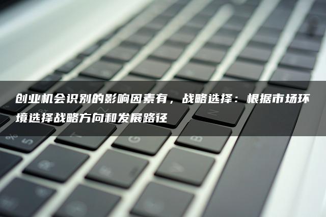 创业机会识别的影响因素有哪些？战略选择：根据市场环境选择战略方向和发展路径