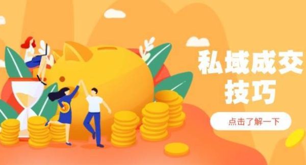 私域成交技巧，帮你从入门到精通，破解四大痛点，快速变现，轻松收钱