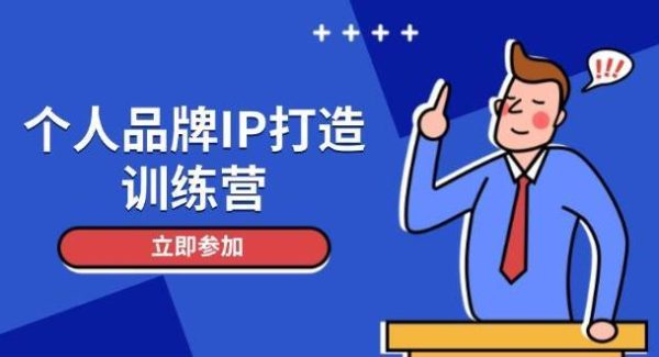 个人品牌IP打造训练营，打造人设吸粉话术，日增精准粉，玩转社群变现技巧